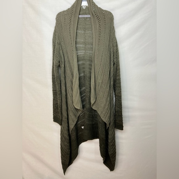 Athleta Olive Green Ombre Wilton Wrap Cardigan M - Picture 3 of 11